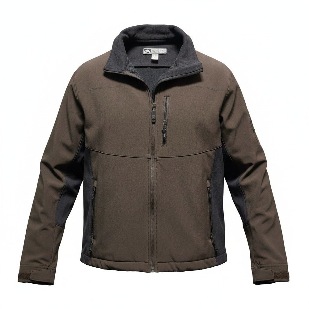 Softshell‎ Jacket Storm Creek Large Womens Brown Good Fleece Lined Full Zip